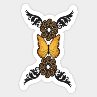 papillon butterfly Sticker